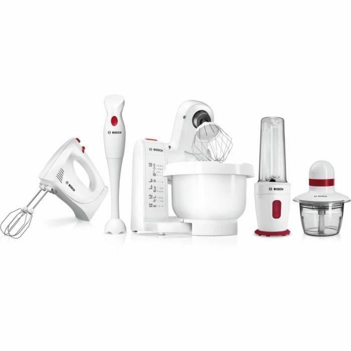 Batidora de Mano Multifunción con Accesorios BOSCH MSMP1000 Blanco 350 W 0 Batidora de Mano Multifunción con Accesorios BOSCH MSMP1000 Blanco 350 W 0