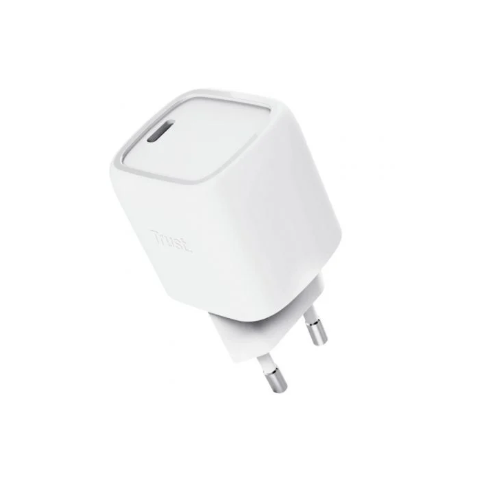 Trust 25520 Cargador Pared GaN Maxo 30W USB-C Rápida UE Trust 25520 Cargador Pared GaN Maxo 30W USB-C Rápida UE