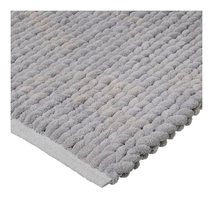 5Five Alfombra de baño gris de poliéster 50 x 75 cm 1
