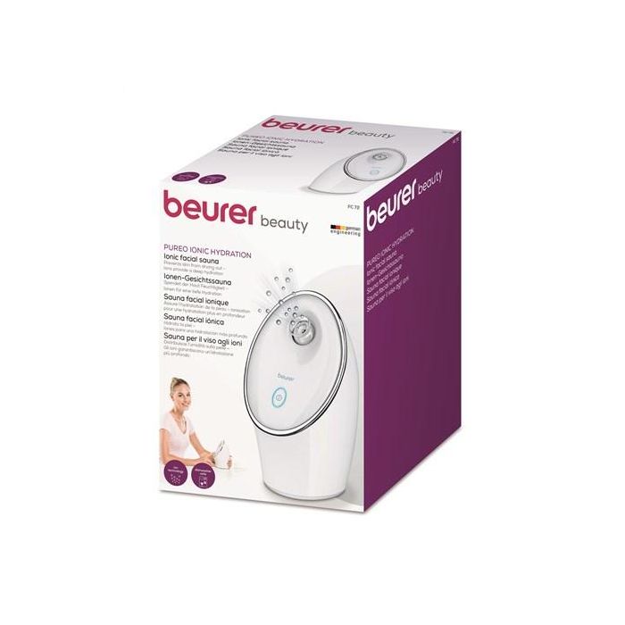 Beurer FC-72 Sauna Facial Iónica Pureo para una Hidratación Profunda con Iones Negativos y Vapor Ajustable 4 Beurer FC-72 Sauna Facial Iónica Pureo para una Hidratación Profunda con Iones Negativos y Vapor Ajustable 4