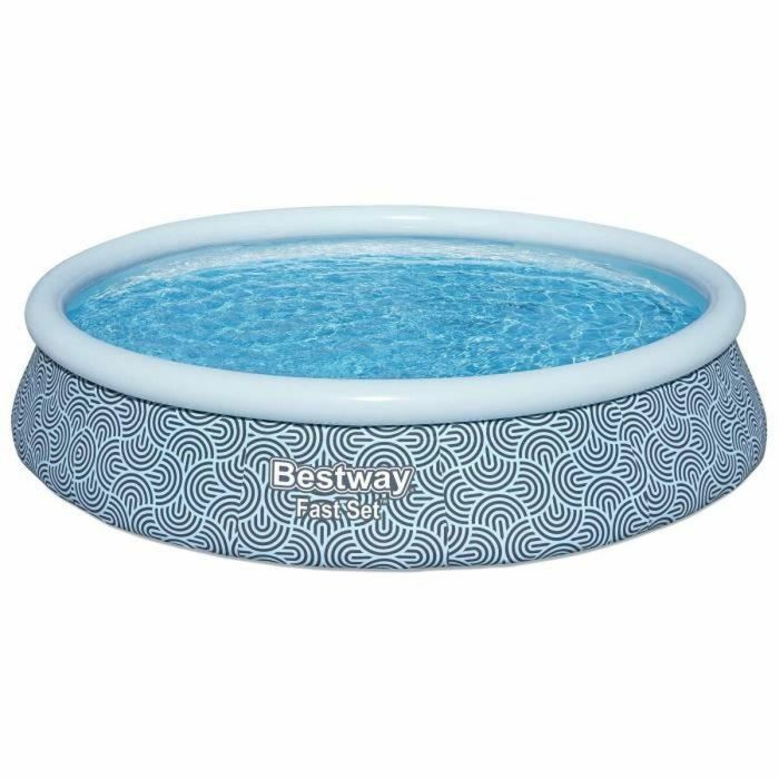 Bestway BES6941607364468 Kit Piscina Hinchable Fast Set Redonda 396x84 cm con Filtro de Cartucho y 1 Cartucho 4