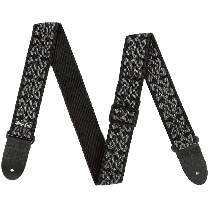 Dunlop Correa Guitarra Bajo Jacquard Gris Celtic 1