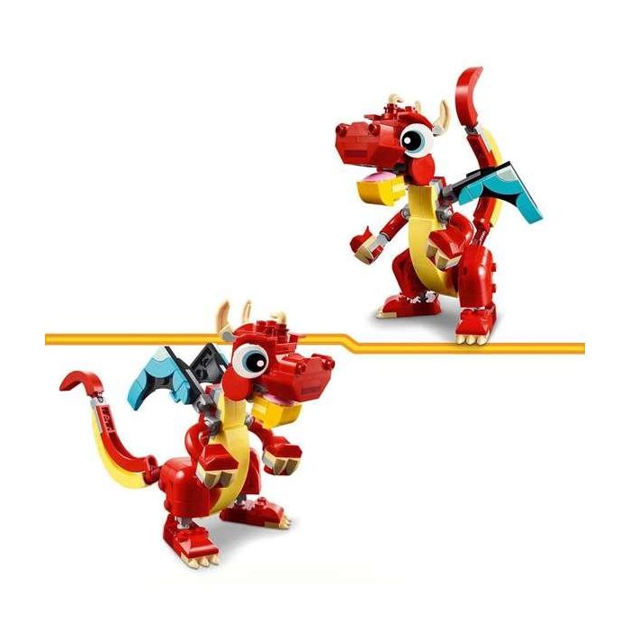 Juego de construccion dragón rojo lego creator 3 Juego de construccion dragón rojo lego creator 3