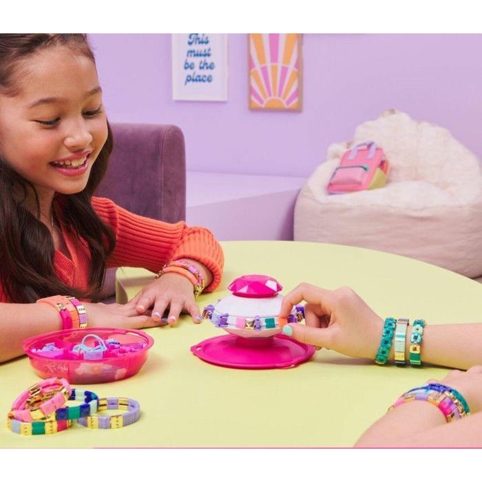 Spin Master AAAAO48935 Máquina de pulseras estilo Pop Strass y Glitter - Crea tus propias pulseras de moda 4