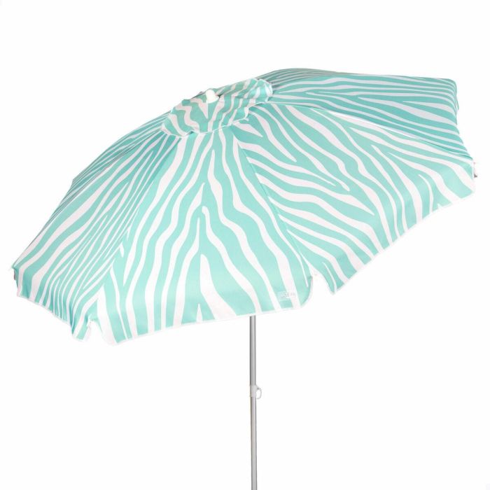 Sombrilla de playa Aktive Azul 200 x 195 x 200 cm (6 Unidades) 6 Sombrilla de playa Aktive Azul 200 x 195 x 200 cm (6 Unidades) 6
