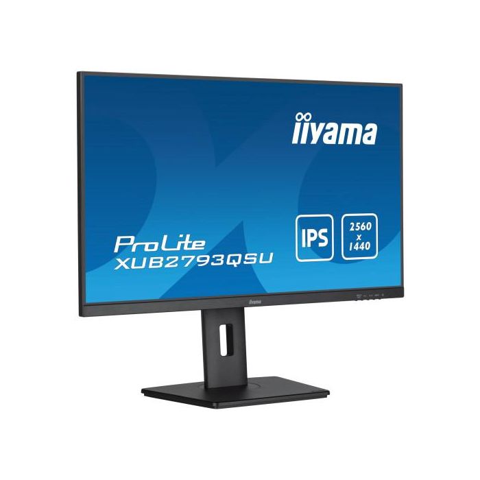 Iiyama Pantalla XUB2793QSU-B7 27" IPS WQHD 100Hz con Soporte Ajustable en Altura 3