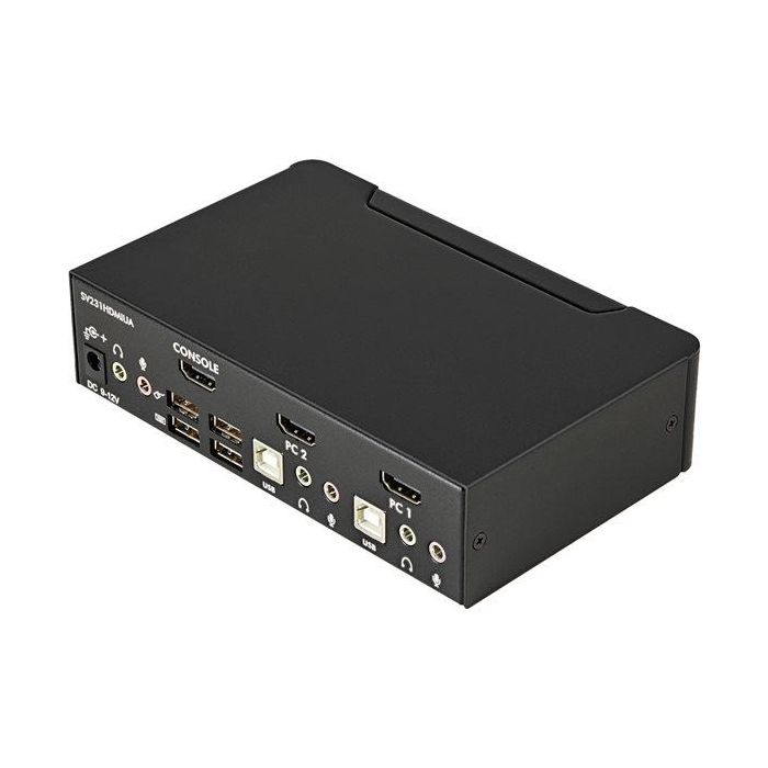 Switch KVM Startech SV231HDMIUA FHD HDMI USB Negro 1