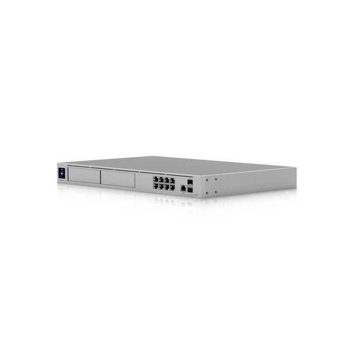 Ubiquiti 10 Gbps SFP+ LAN / WAN, 8x GbE RJ45 LAN, 2.5 GbE RJ45 WAN, 2x 3.5" NVR HDD bays, 128 GB SSD, 1.3" screen, Aluminium CNC, SGCC steel, UK 1 Ubiquiti 10 Gbps SFP+ LAN / WAN, 8x GbE RJ45 LAN, 2.5 GbE RJ45 WAN, 2x 3.5" NVR HDD bays, 128 GB SSD, 1.3" screen, Aluminium CNC, SGCC steel, UK 1