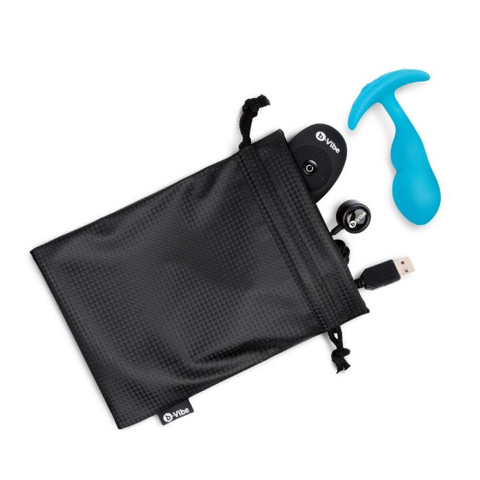 Plug anal con control remoto B-Vibe Azul 5 Plug anal con control remoto B-Vibe Azul 5