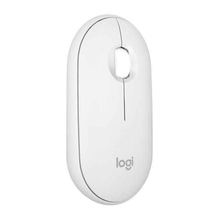 Ratón Inalámbrico Logitech Pebble 2 M350S/ Hasta 1000 DPI/ Blanco