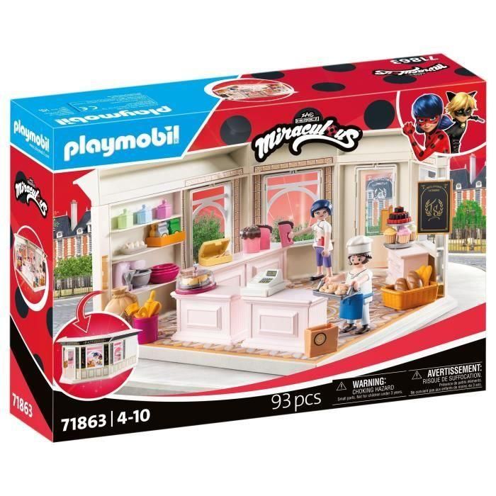 Playmobil Miraculous Pastelería Francesa 71863 Set de Juego