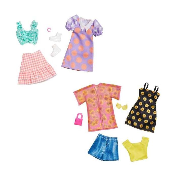 Ropa barbie pack de vestidos y accesorios looks de moda - modelos surtidos 4 Ropa barbie pack de vestidos y accesorios looks de moda - modelos surtidos 4