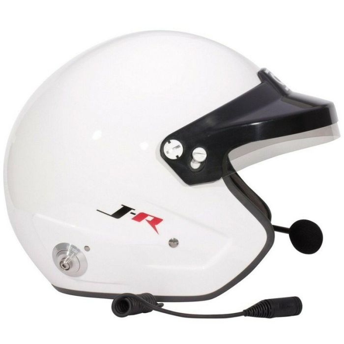 Omp OMPSC0-0801-B01-020-S Casco J-Rally Abierto de Competición FIA 8859-2024 Blanco Talla S con Intercomunicador Zeronoise y Postes Hans 4 Omp OMPSC0-0801-B01-020-S Casco J-Rally Abierto de Competición FIA 8859-2024 Blanco Talla S con Intercomunicador Zeronoise y Postes Hans 4
