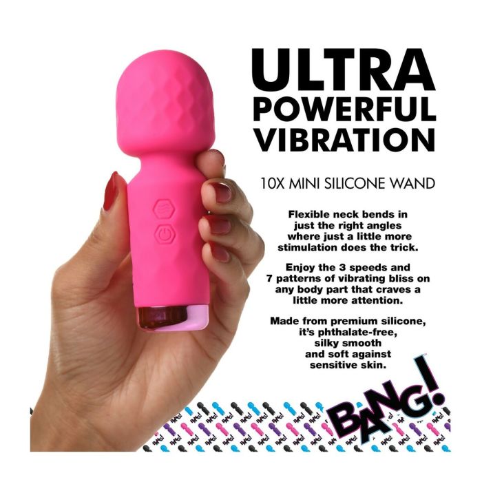 Masajeador XR Rosa Silicona 11 Masajeador XR Rosa Silicona 11