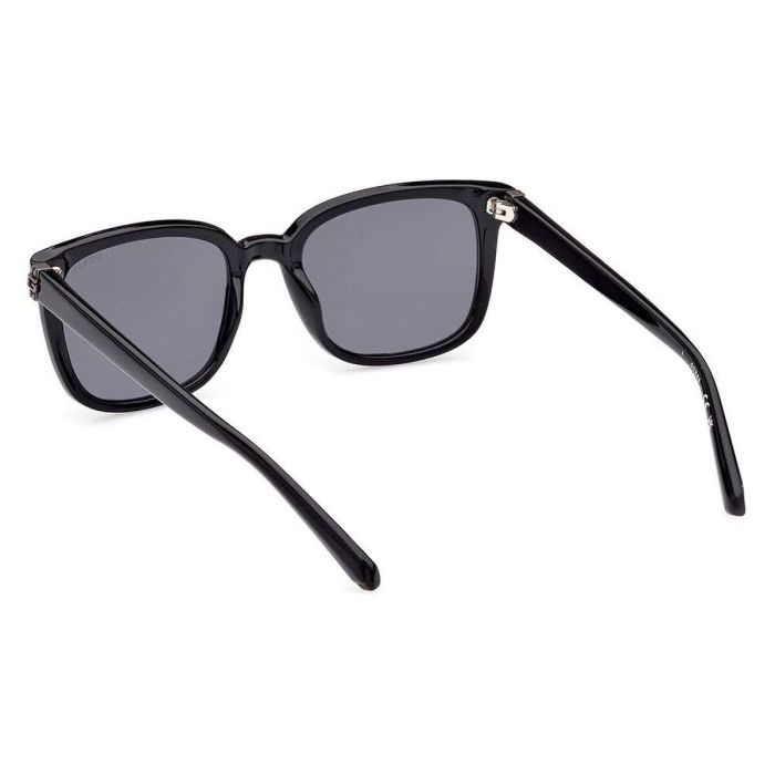 Guess GU00065 01A Gafas de Sol Hombre Adulto Cuadradas, Montura Negro Mate, Cristales Tono Humo. Patilla 150mm, Cristal 53mm 9 Guess GU00065 01A Gafas de Sol Hombre Adulto Cuadradas, Montura Negro Mate, Cristales Tono Humo. Patilla 150mm, Cristal 53mm 9
