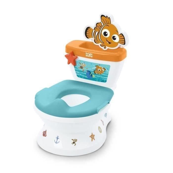 DISNEY BABY BRI17554 - Mini Inodoro Nemo con Reductor de Asiento 2 en 1 MySize - Orinal Extraíble Fácil Limpieza