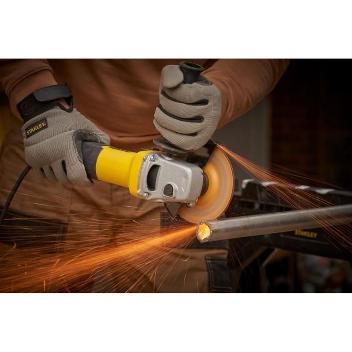 Molinillo de café monomando de 125 mm - 1100 W - Ø 125 mm, 6 velocidades de 3000 a 11000 rpm - STANLEY FATMAX, FMEG225VS-QS 4 Molinillo de café monomando de 125 mm - 1100 W - Ø 125 mm, 6 velocidades de 3000 a 11000 rpm - STANLEY FATMAX, FMEG225VS-QS 4