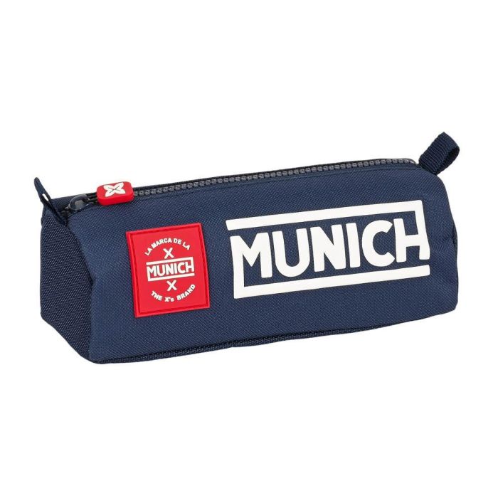 Estuche Escolar Munich Storm Azul marino (21 x 8 x 7 cm)