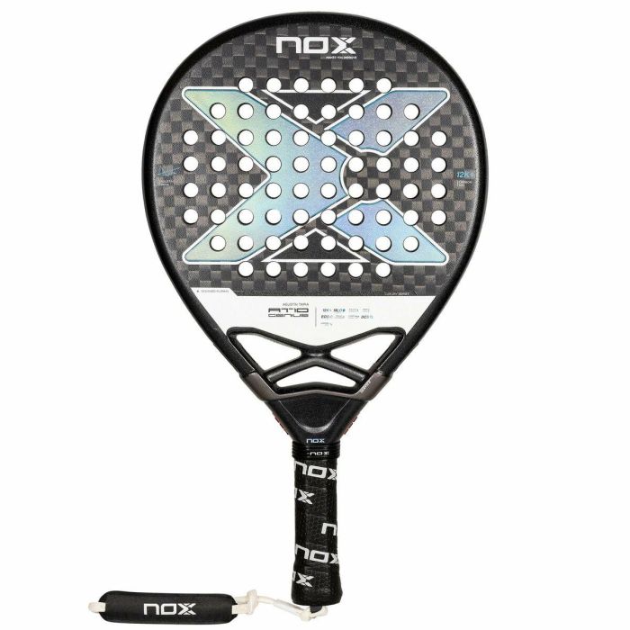 Pala de Pádel Nox AT10 Luxury Genius 12K 2024 Agustín Tapia Negro 4