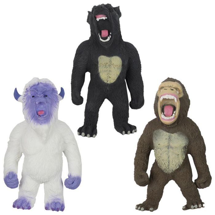 Jeux 2 momes Monstruo Elástico Seche Pleure - King Kong, Hombre Lobo, Yeti - Juguete Divertido Deformable (10x5xh.16cm) 2