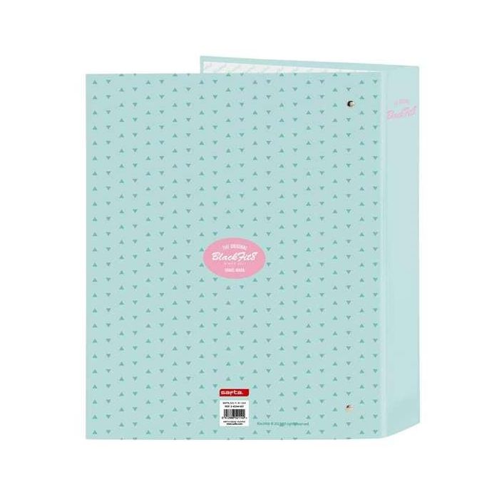 Carpeta de anillas BlackFit8 Enjoy Verde A4 27 x 33 x 6 cm 1