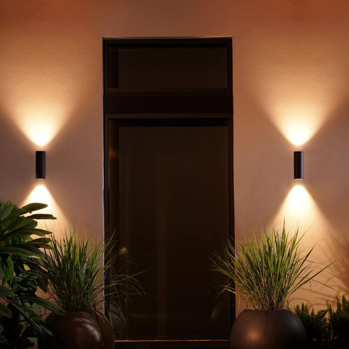 Philips Hue White & Color Ambiance Appear Wandleuchte rund Schwarz 1200lm 1