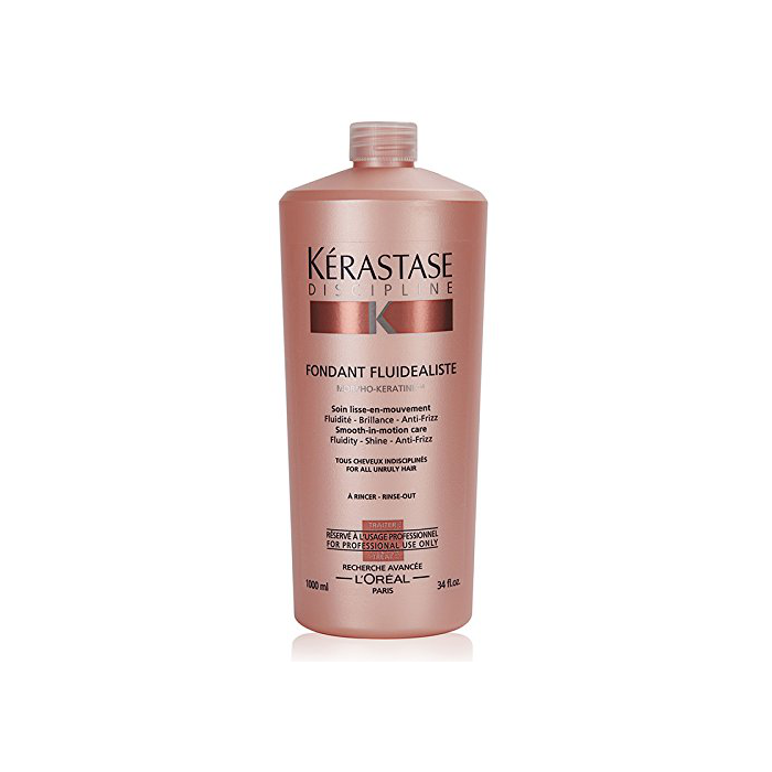 Kérastase Discipline Fondant Fluidealiste Acondicionador Antiencrespamiento Desenredante Reparador Cabello Rebelde Frizz 1000 ml