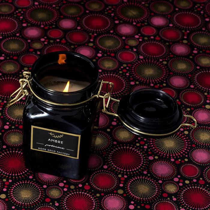 Home Deco Factory Tarro con Vela Perfumada Apothicaire Ámbar Almizcle Blanco 185g 50h 11,8cm 6