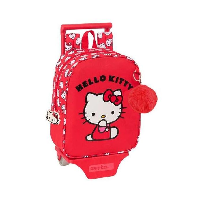 Mochila Escolar Hello Kitty Iconic Blanco Rojo 22 x 27 x 10 cm Mochila Escolar Hello Kitty Iconic Blanco Rojo 22 x 27 x 10 cm