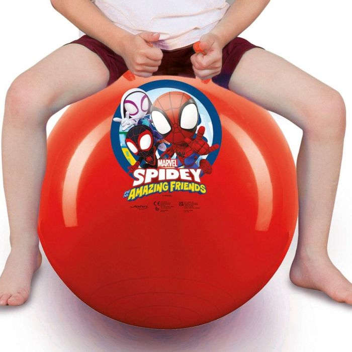 Pelota Saltarina Spidey Ø 45 cm Rojo (10 Unidades) 2 Pelota Saltarina Spidey Ø 45 cm Rojo (10 Unidades) 2