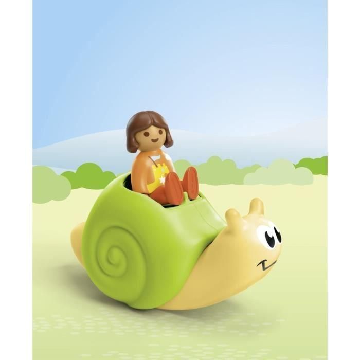 Caracol con figura playmobil junior. 2 Caracol con figura playmobil junior. 2