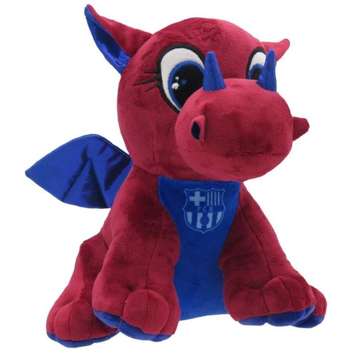CYP BRANDS Peluche Dragón FC Barcelona 25cm Suave y Blandito con Detalles Bordados