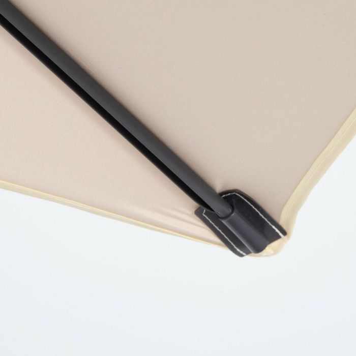 Sombrilla Aktive Crema Acero 200 x 230 x 125 cm 1
