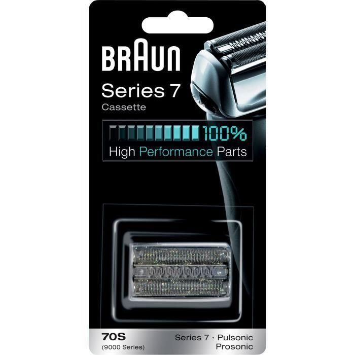 Braun 70S 7/Pu Recambio Cassette Rejilla y Cuchillas para Afeitadoras Serie 7 Pulsonic Negro 1 Braun 70S 7/Pu Recambio Cassette Rejilla y Cuchillas para Afeitadoras Serie 7 Pulsonic Negro 1