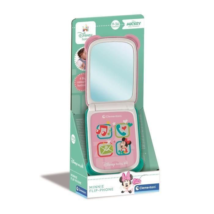 CLEMENTONI - Teléfono plegable - Minnie 3 CLEMENTONI - Teléfono plegable - Minnie 3