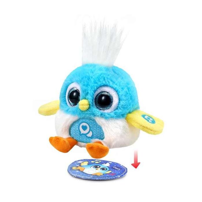 Peluche interactivo lolibirds lolito azul con voz y grabadora. 17,5x11,6x19,1 cm 8