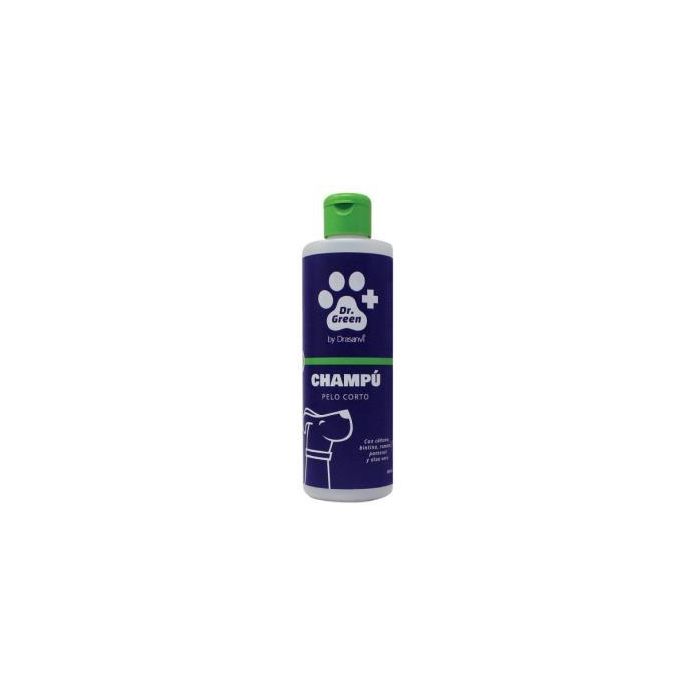 Dr. Green Veterinaria Champú para Perros de Pelo Corto con Cáñamo y Biotina 250 ml