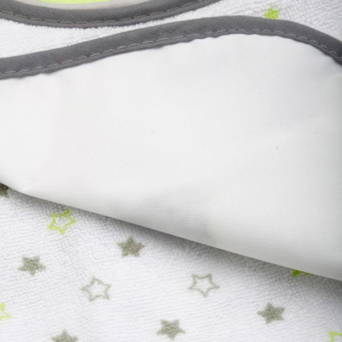 Tom et Zoe Juego de 5 Baberos Surtidos con Cierre de Velcro y Dorso PEVA Antiman chas (29.5x21 cm) 3 Tom et Zoe Juego de 5 Baberos Surtidos con Cierre de Velcro y Dorso PEVA Antiman chas (29.5x21 cm) 3