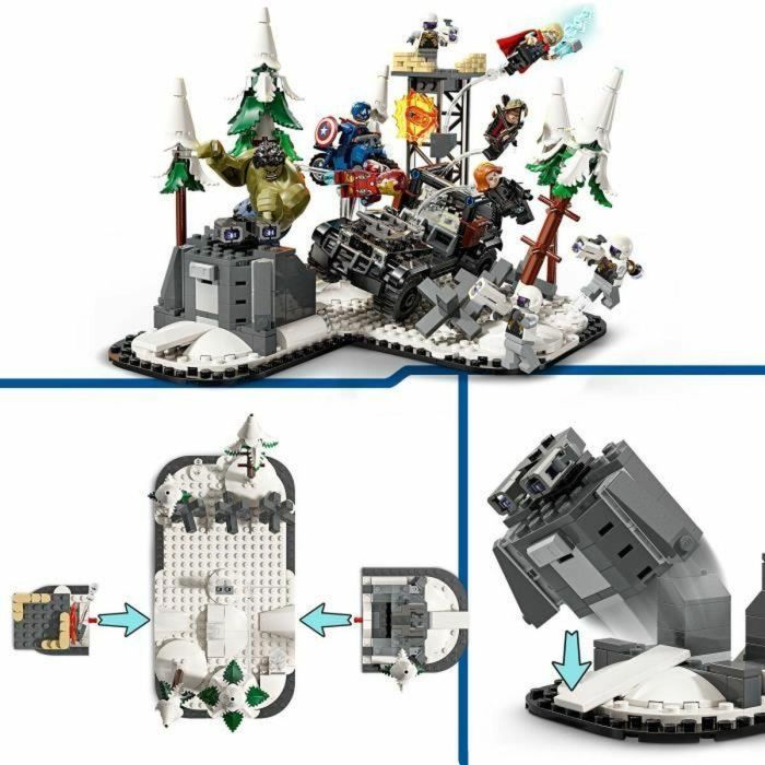 Lego Marvel Vengadores Reunidos: Era Ultrón Set de Construcción con Minifiguras de los Vengadores y Hulk 4 Lego Marvel Vengadores Reunidos: Era Ultrón Set de Construcción con Minifiguras de los Vengadores y Hulk 4