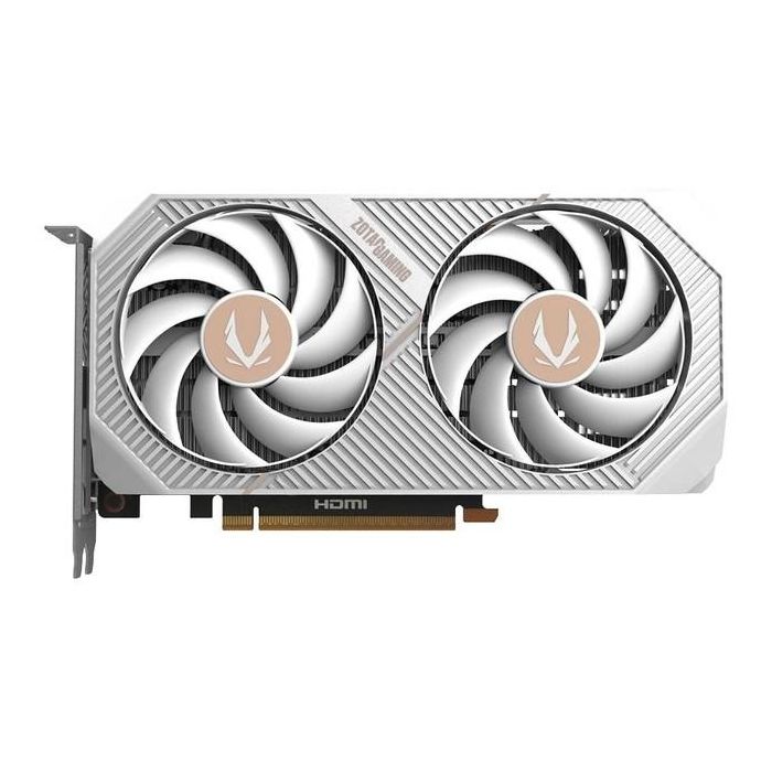 Zotac GeForce RTX 5060 Twin Edge OC White 8GB GDDR7 - Tarjeta Gráfica Gaming NVIDIA con 2 Ventiladores