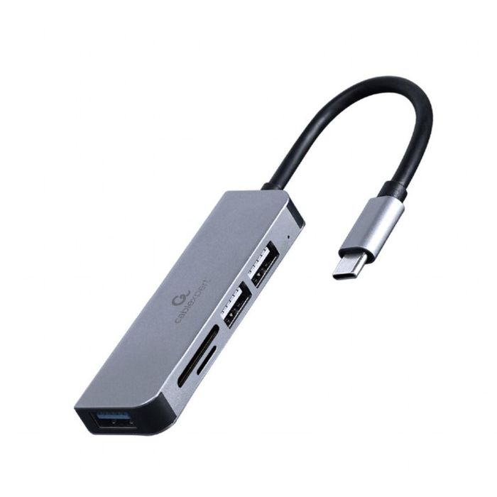 Gembird UHB-CM-CRU3P1U2P2-01 base para portátil y replicador de puertos Alámbrico USB 3.2 Gen 1 (3.1 Gen 1) Type-A Plata 1 Gembird UHB-CM-CRU3P1U2P2-01 base para portátil y replicador de puertos Alámbrico USB 3.2 Gen 1 (3.1 Gen 1) Type-A Plata 1
