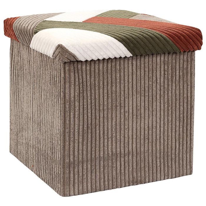 Caja-Puf Plegable Scott Patchw Home Deco Factory 2