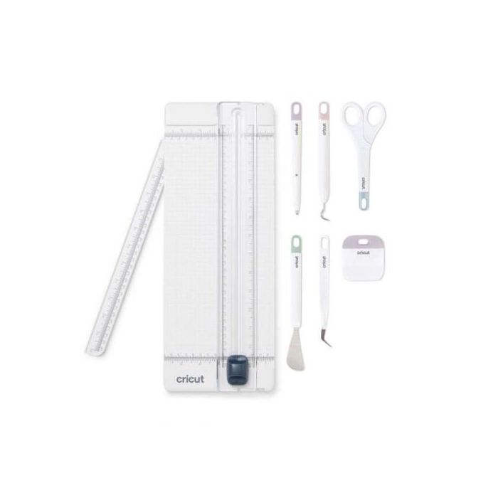 Cricut Essential Tool Set Juego de herramientas esenciales Blanco 7 pieza(s) Cricut Essential Tool Set Juego de herramientas esenciales Blanco 7 pieza(s)