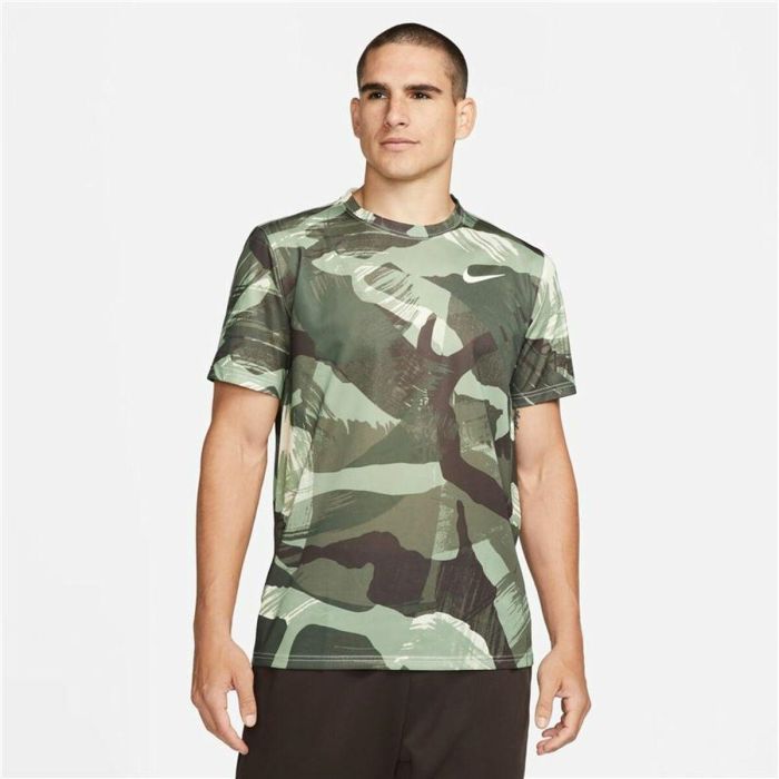 Camiseta de Manga Corta Hombre Nike Dri-FIT Verde M 4