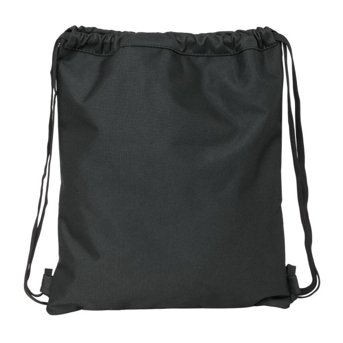 Bolsa Mochila con Cuerdas Munich Topo Negro 35 x 40 x 1 cm 3