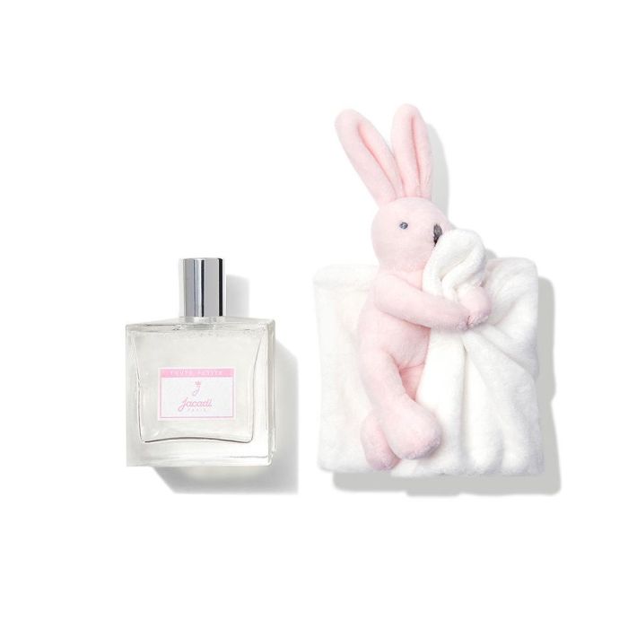 Jacadi Eau de Cologne vaporizador sin alcohol 100 ml + Peluche Rabbit Jacadi 1 u | Toute Petite Estuche 2 pz 3