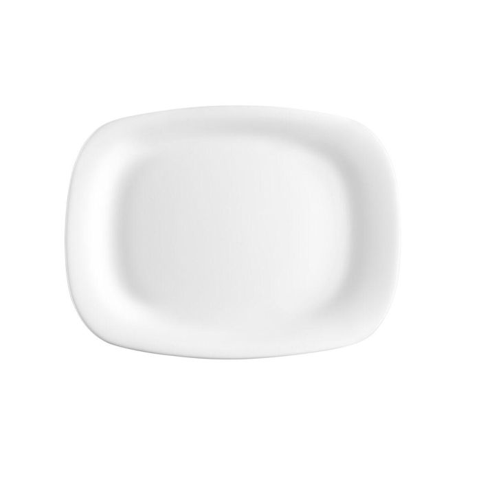 Fuente de Cocina Bormioli Rocco Parma Rectangular Blanco Vidrio (18 x 21 cm) (24 Unidades) 1