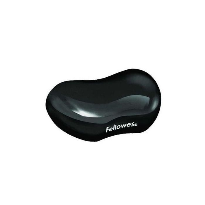 Fellowes Reposamuñecas Gel Flexible Crystal Negro - Resistente a Manchas, Superficie Ideal para Ratón 0 Fellowes Reposamuñecas Gel Flexible Crystal Negro - Resistente a Manchas, Superficie Ideal para Ratón 0