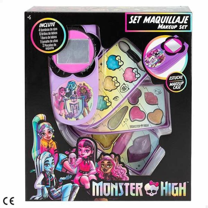 Estuche de maquillaje monster high telefono 3 niveles 20x5.5x23 cm Estuche de maquillaje monster high telefono 3 niveles 20x5.5x23 cm