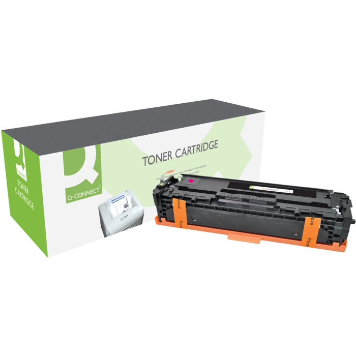 Q-connect Toner Compatible HP CF213A Magenta para Color LaserJet M251n / 251nw / 276n / 276nw (1.800 págs) 1